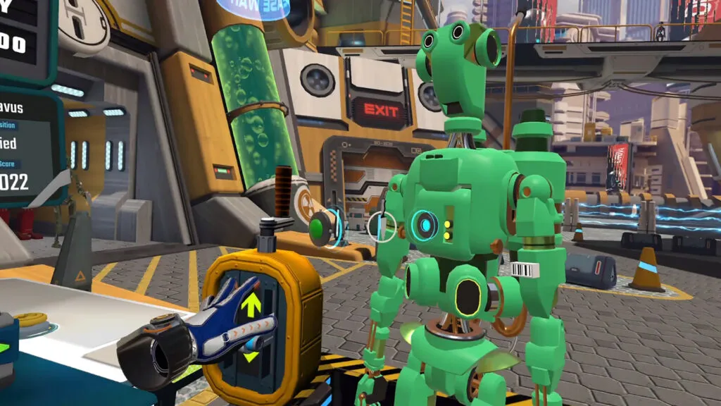 NGPNoticias ¡Border Bots VR! Disponible Ya en PS VR2, SteamVR y Meta Quest 2