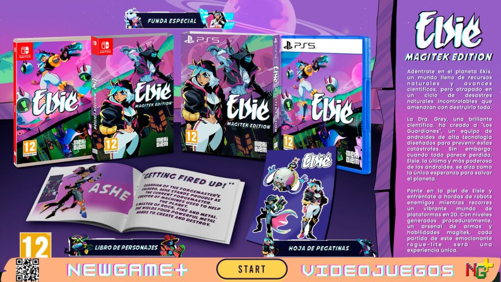 NGPNoticias Elsie Magitek Edition: fecha de lanzamiento en físico confirmada para PS5 y Nintendo Switch